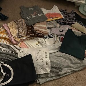 bundle of xs clothes